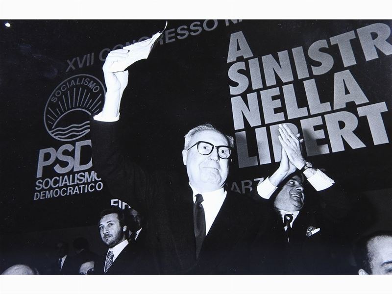 Vezio Sabatini - Ritratto di Saragat 1976