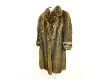 Cappotto Trequarti in Pelliccia di Marmotta