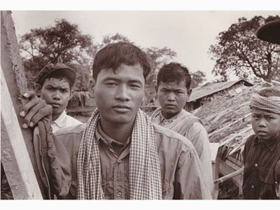 Ritratto di Uomini in un Villaggio, Cambogia 1979