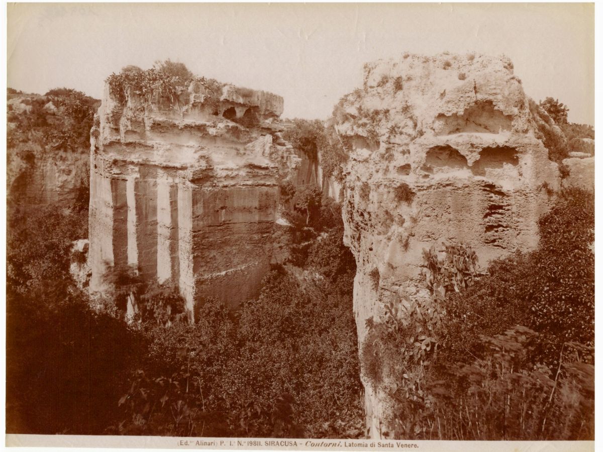 Edizioni Brogi (1864-1950), Ed. Alinari (1854) - Vedute di Catania e Siracusa 1890 Circa