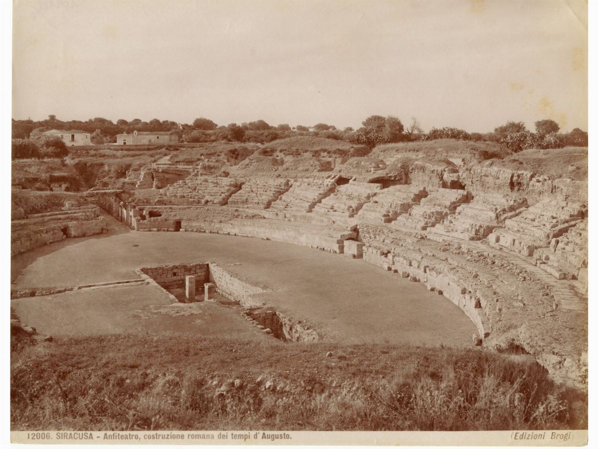 Edizioni Brogi (1864-1950), Ed. Alinari (1854) - Vedute di Palermo e Siracusa 1890 Circa