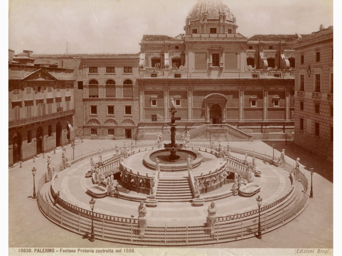 Edizioni Brogi (1864-1950), Ed. Alinari (1854) - Vedute di Palermo e Siracusa 1890 Circa