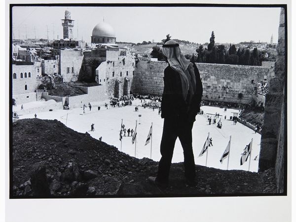 Alon Reininger : Jerusalem, Wailing Wall 1978  - Asta Un viaggio nella Fotografia d'autore - Maison Bibelot - Casa d'Aste Firenze - Milano