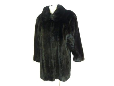 Cappotto Trequarti di Visone Bruno