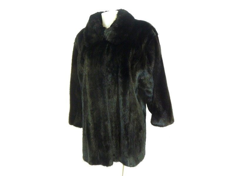 Cappotto Trequarti di Visone Bruno