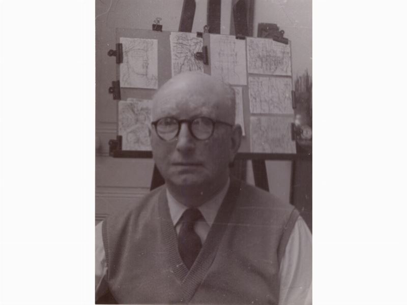 Germaine Nordmann - Ritratto di Marcel Gromaire 1950 Circa