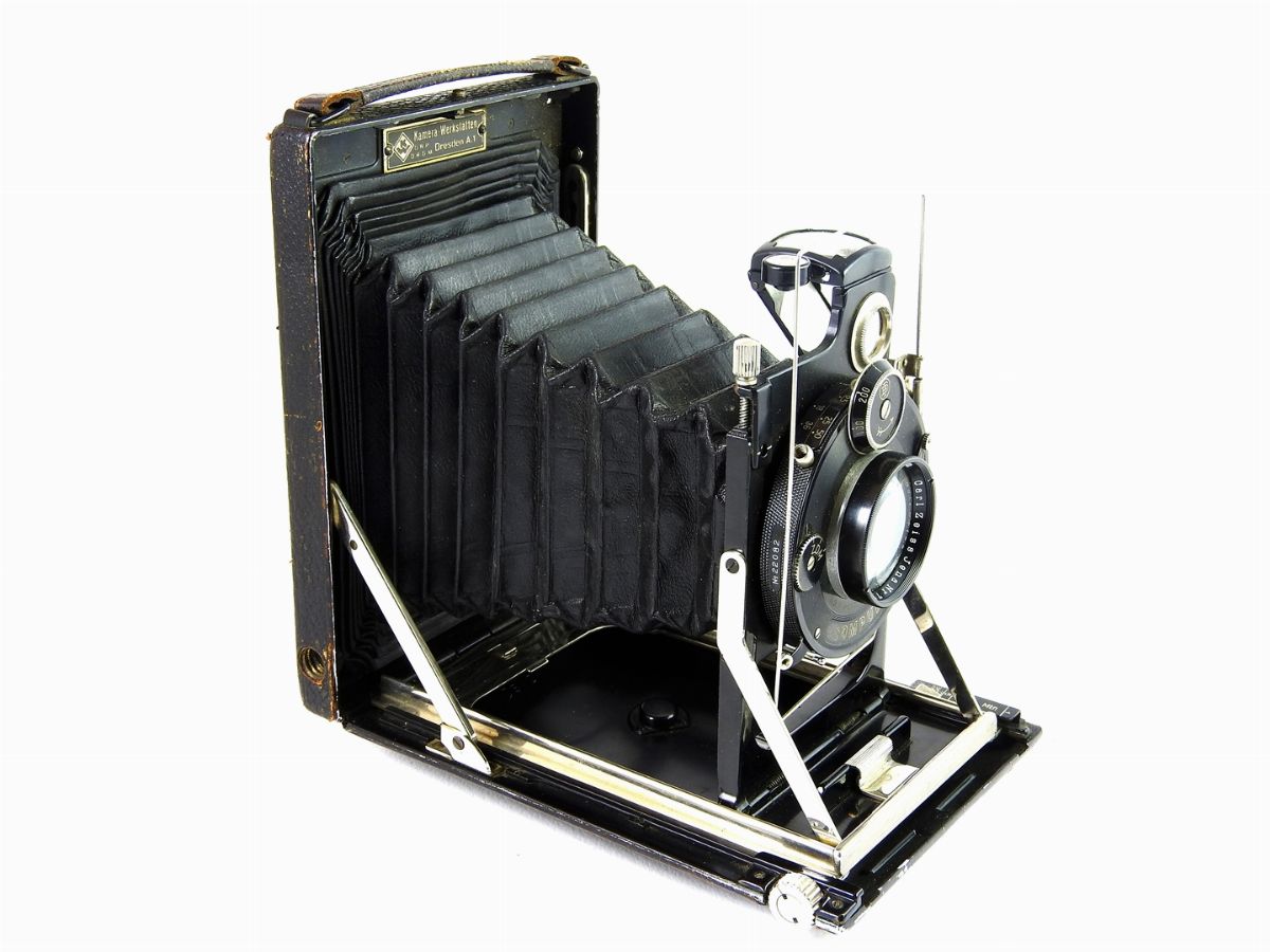 Kw (kamerawerkstatte)): Patent Etui 9x12 1921