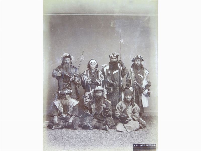Japan - Inos (ainus) Meeting 1880 Circa