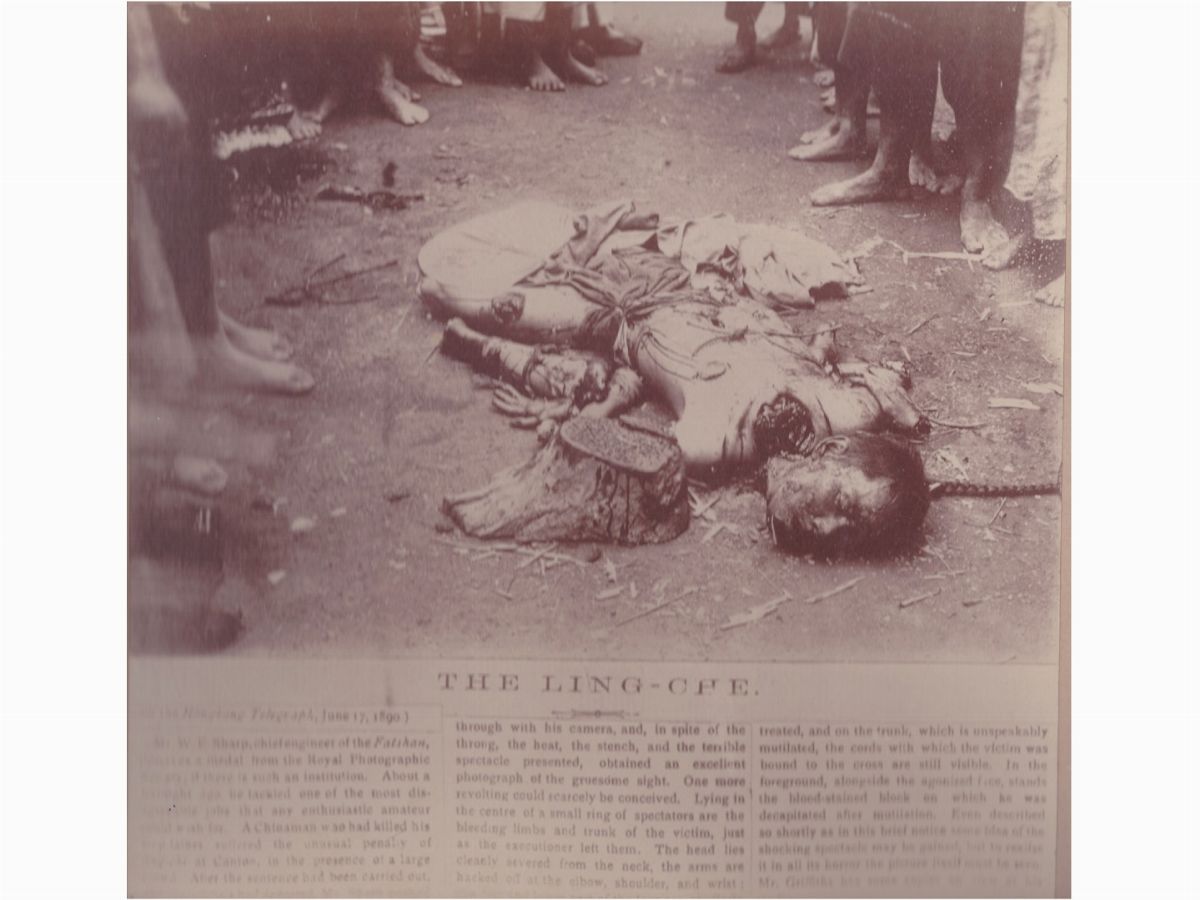 W. E. Sharp Anonimo e - China - Tatai (judge) Holding Court e The Ling-che - Execution in China 1...