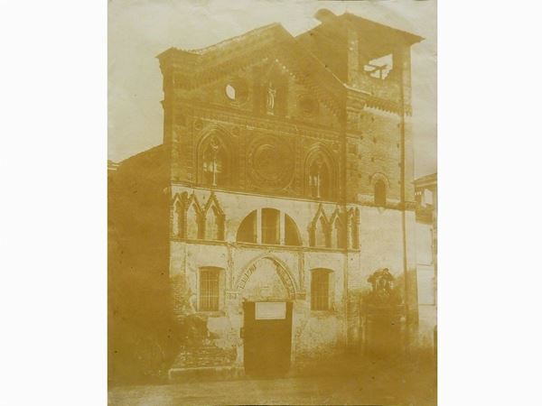 Facciata di chiesa 1848 circa