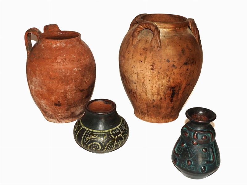 Lotto di Oggetti in Terracotta