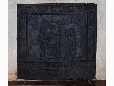 Placca in Ghisa da Camino