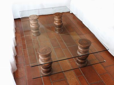 Tavolo Basso in Vetro
