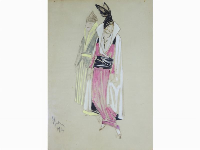 Enrico Sacchetti - Figurini di Moda 1914