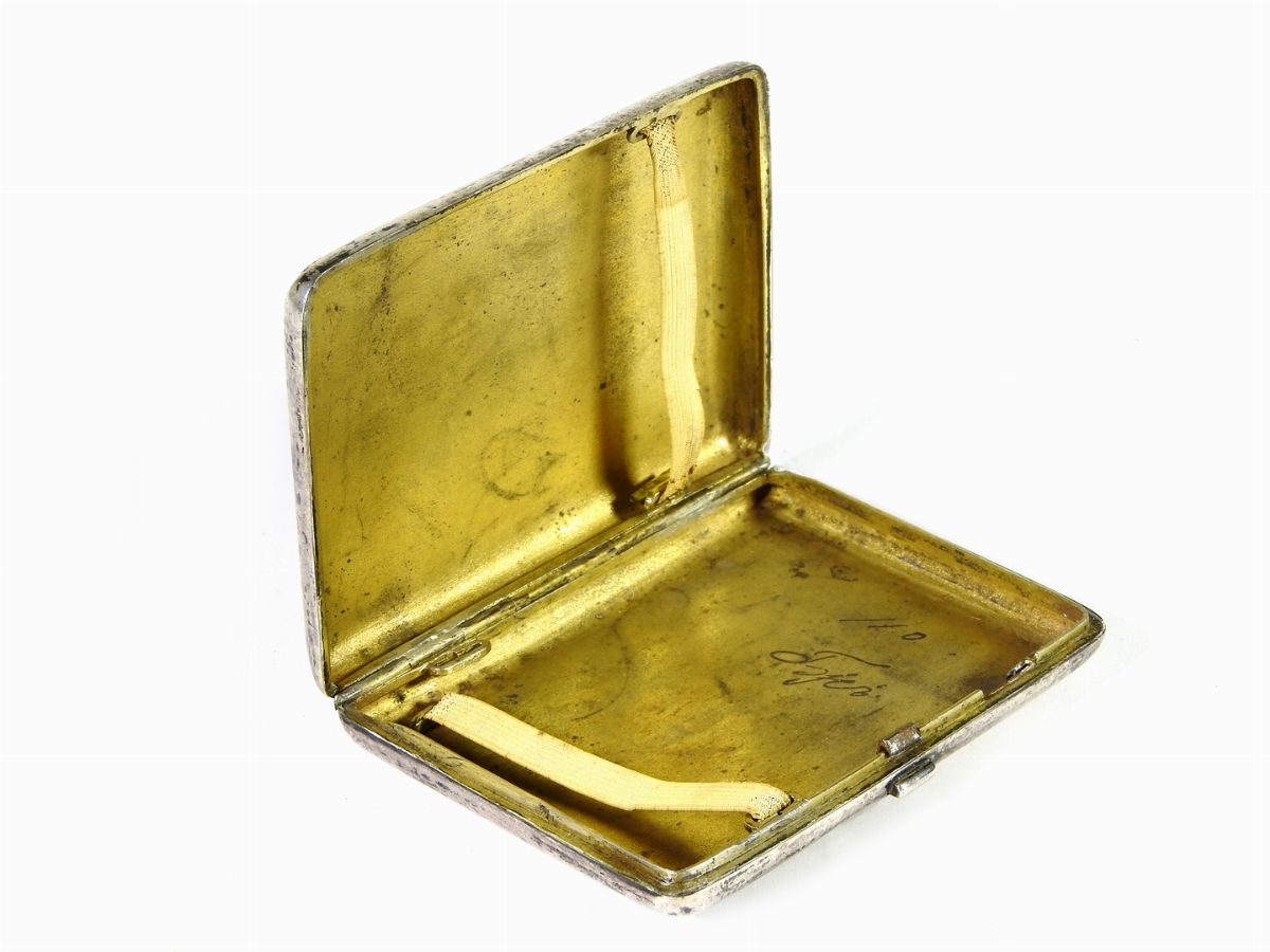Scatola Portasigarette in Argento