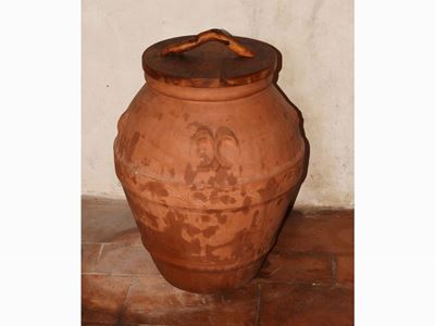 Piccolo Orcio da Olio in Terracotta