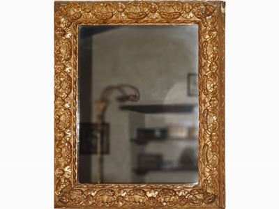 Cornice in Legno Intagliato e Dorato