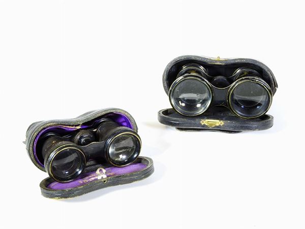 Two Old Binoculars  - Auction An antique casale: Furniture and Collections - I - II - Maison Bibelot - Casa d'Aste Firenze - Milano