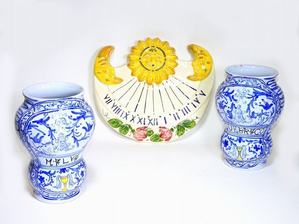 Lotto di oggetti in ceramica  - Asta Un antico casale: arredi e collezioni - I - II - Maison Bibelot - Casa d'Aste Firenze - Milano