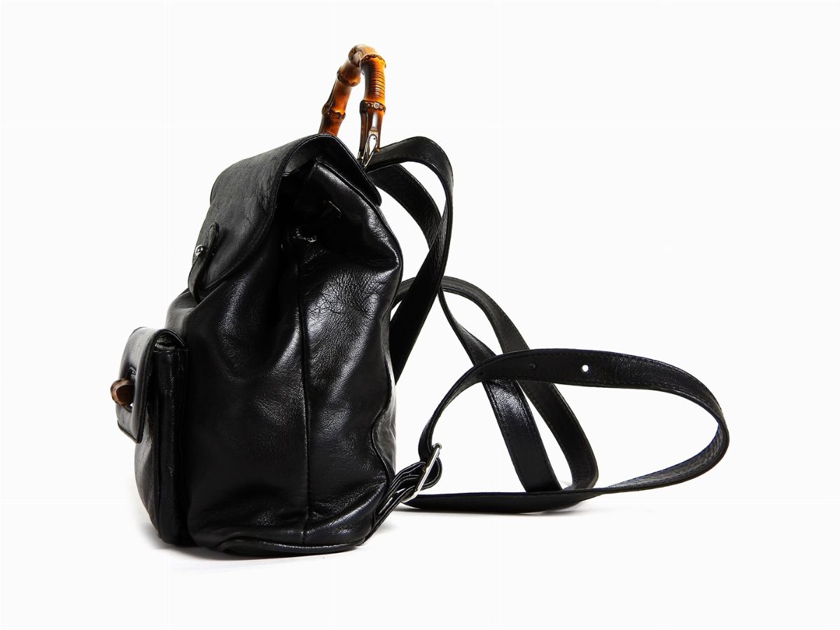 Zaino Gucci in Pelle Nera