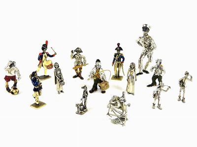 Lotto di Personaggi Vari in Argento