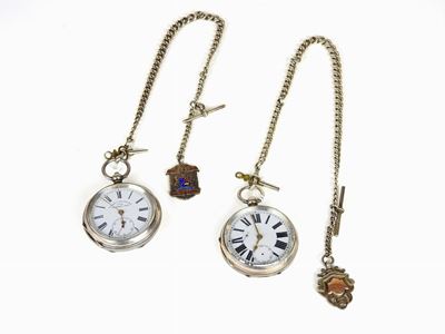 Due Orologi da Tasca in Argento