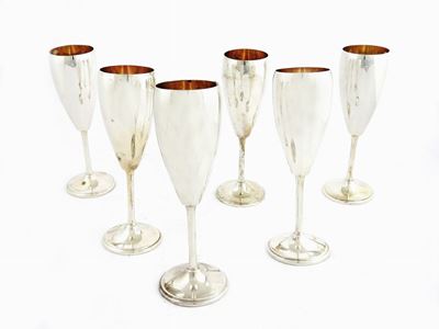 Serie di Sei Flutes in Argento