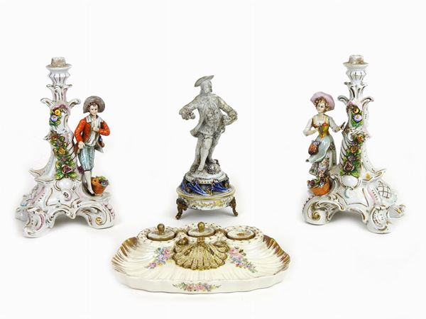 Lotto di oggetti in porcellana policroma  - Asta Un antico casale: arredi e collezioni - I - II - Maison Bibelot - Casa d'Aste Firenze - Milano