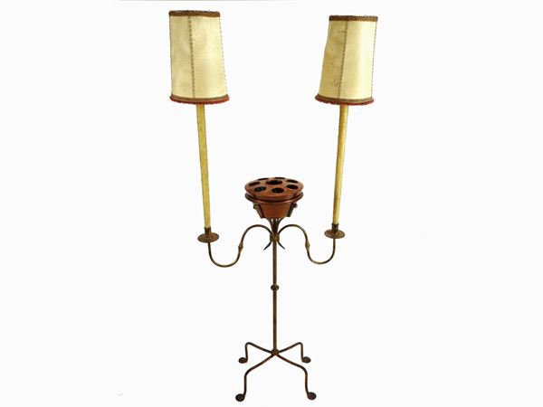 Gilded Wrought Iron Floor Pricket  (18th Century)  - Auction An antique casale: Furniture and Collections - I - II - Maison Bibelot - Casa d'Aste Firenze - Milano