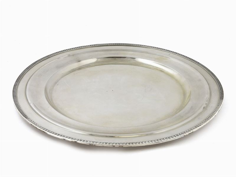 Vassoio Rotondo in Argento
