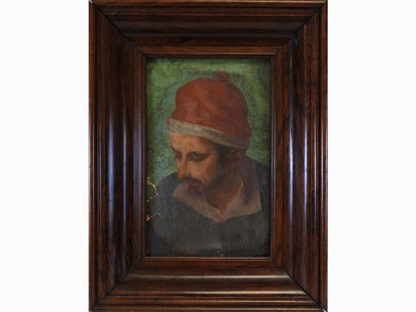 Giovanni Mannozzi detto Giovanni da San Giovanni - Portrait of a Boy with Hat (Self Portrait?)