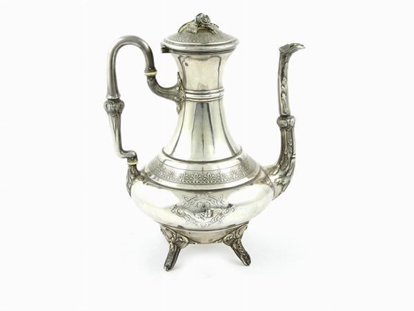 Silver Coffee Pot  (France, second half of 19th Century)  - Auction An antique casale: Furniture and Collections - II - III - Maison Bibelot - Casa d'Aste Firenze - Milano