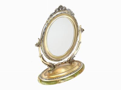 Specchiera da Toilette in Argento