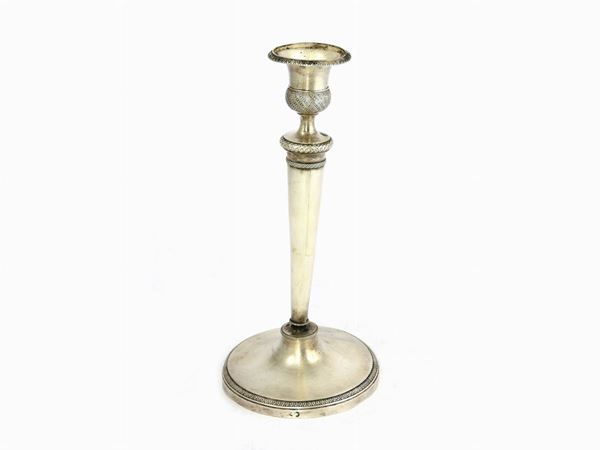 Silver Candleholder  (Milan, 19th Century)  - Auction An antique casale: Furniture and Collections - II - III - Maison Bibelot - Casa d'Aste Firenze - Milano
