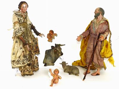Gruppo di Figure da Presepe