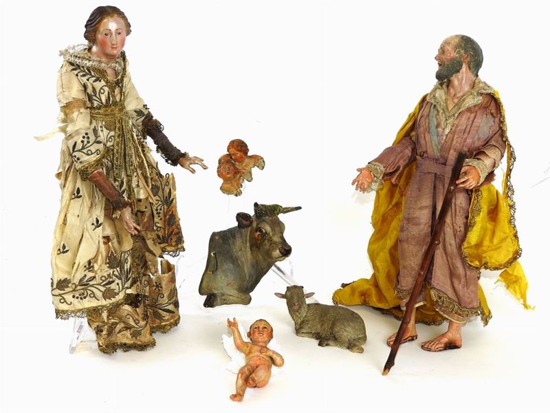 Gruppo di Figure da Presepe