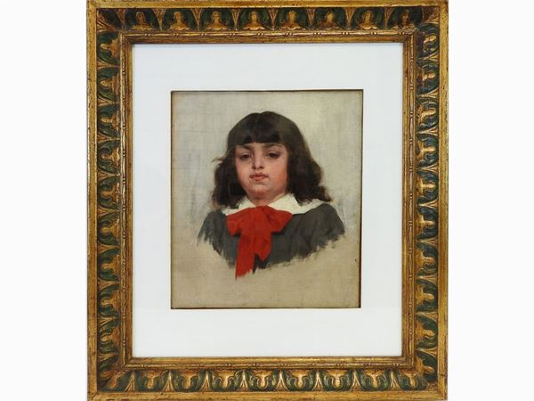 Filadelfo Simi - Portrait of The Painter's Son Renzo