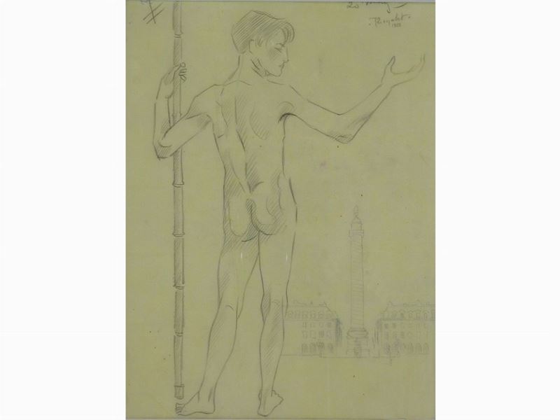 Thayaht (ernesto Michahelles) - Nudo Maschile 1922