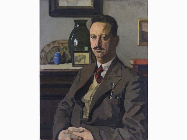 Llewelyn Lloyd - Portrait of Gino Masini 1929