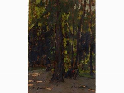 Scorcio di Parco con Figure