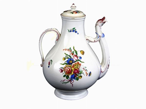 Painted Porcelain Coffeepot