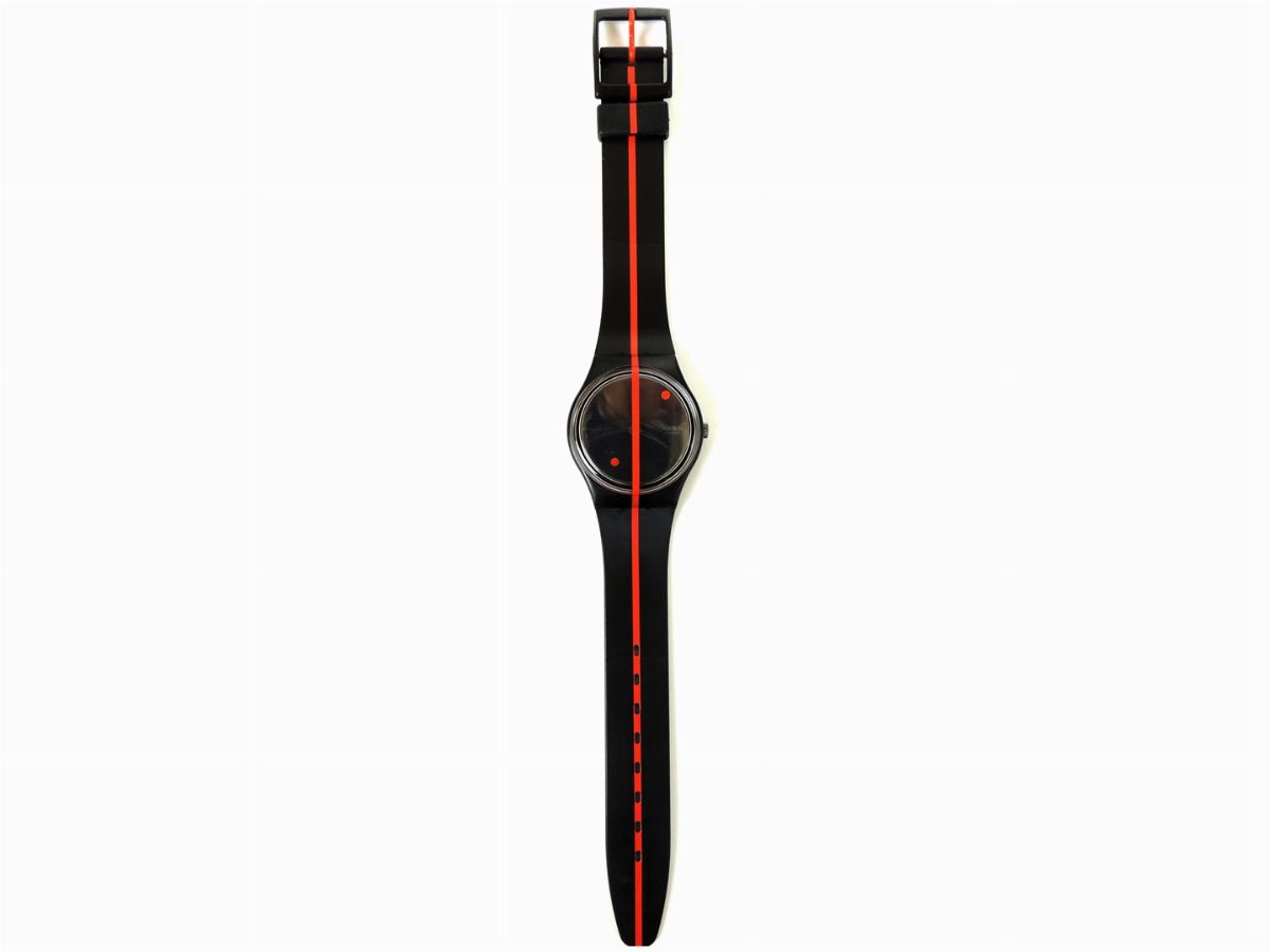 Swatch Swiss Art 360° Rosso Sur Blackout Gz119