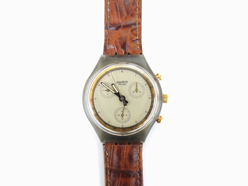 Swatch Chrono Goldfinger Scm100