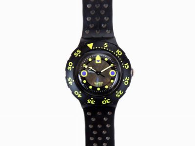 Swatch Scuba 200 Black Wave Sdb102