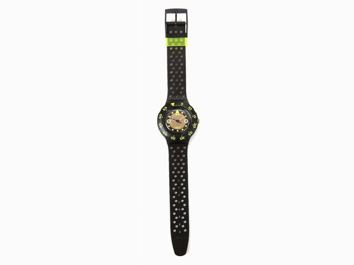 Swatch Scuba 200 Black Wave Sdb102