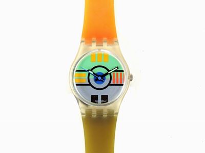 Swatch Quartz Lady Flamingo Lk107