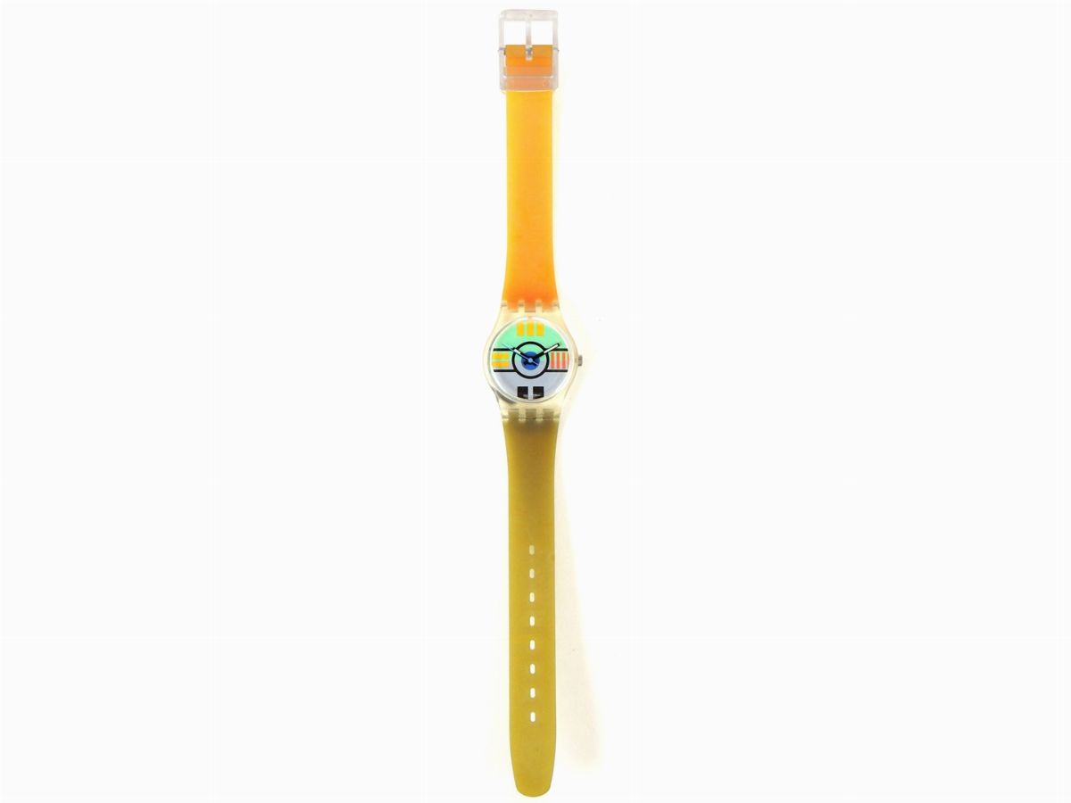Swatch Quartz Lady Flamingo Lk107