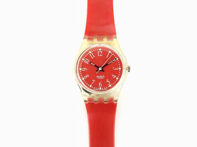 Swatch Quartz Lady Rote-lei Lk128