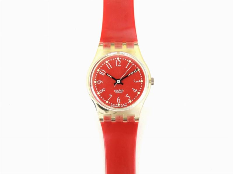 Swatch Quartz Lady Rote-lei Lk128