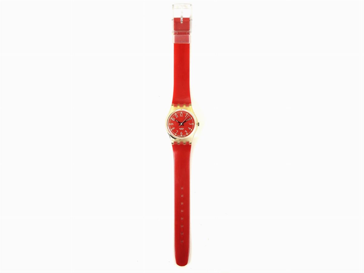 Swatch Quartz Lady Rote-lei Lk128